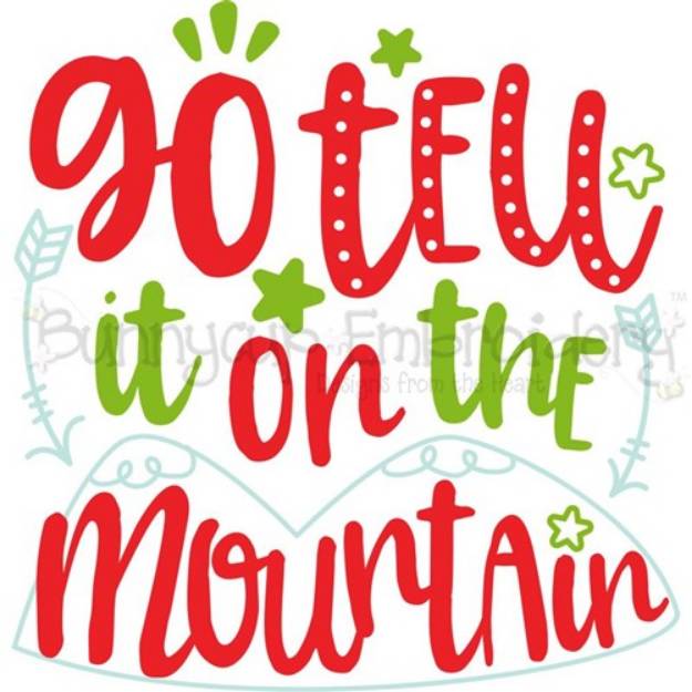 Picture of Tell It On The Mountain SVG File