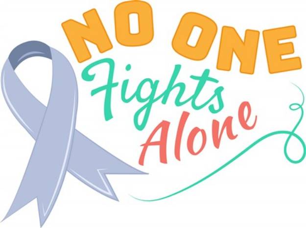 Picture of No One Fights Alone SVG File