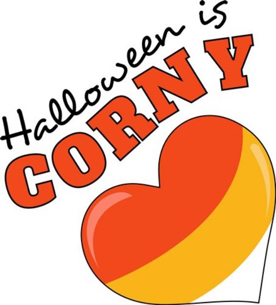 Picture of Halloween Is Corny SVG File