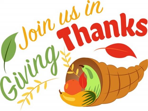 Picture of Join Us In Giving Thanks SVG File