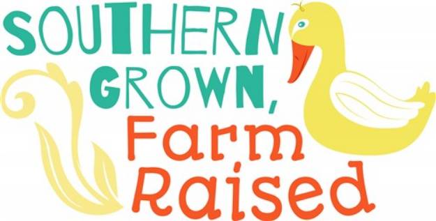 Picture of Southern Grown Farm Raised SVG File