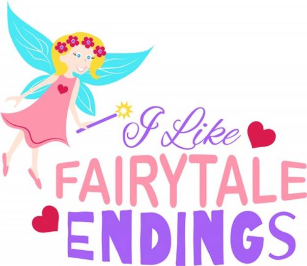 Picture of I Like Fairytale Endings SVG File