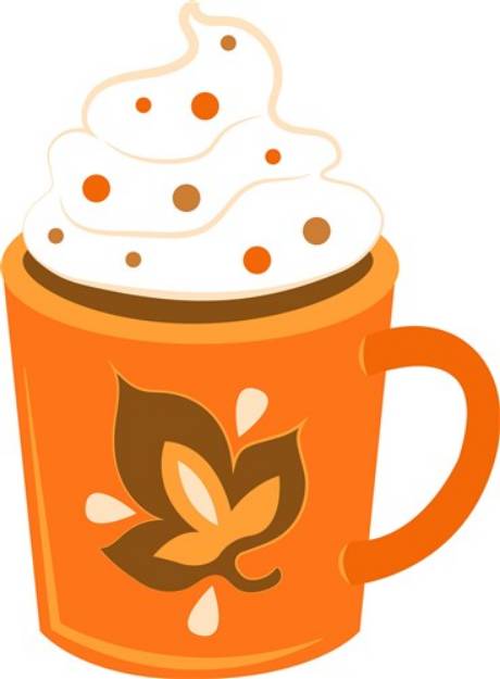 Picture of Fall Latte SVG File