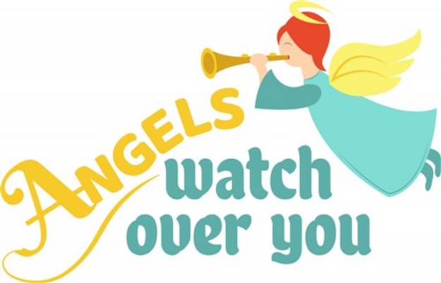 Picture of Angels Watch Over You SVG File