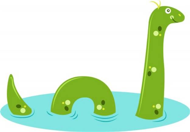 Picture of Lake Monster SVG File