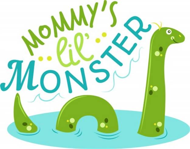 Picture of Monster Mommys Lil Monster SVG File