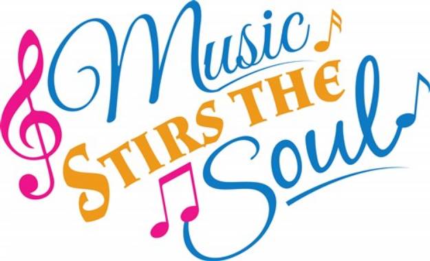 Picture of Music Stirs The Soul SVG File