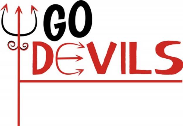 Picture of Go Devils SVG File