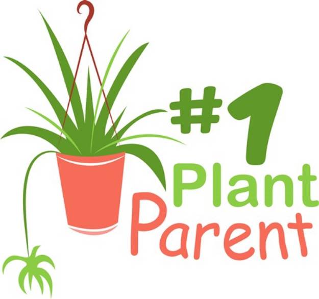Picture of #1 Plant Parent SVG File