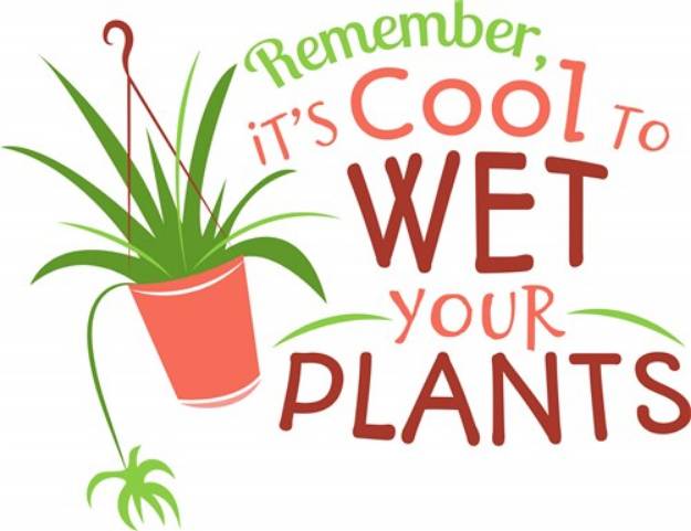 Picture of Wet Your Plants SVG File