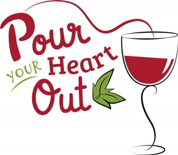 Picture of Pour Your Heart Out SVG File