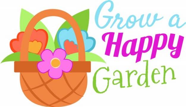 Picture of Grow A Happy Garden SVG File