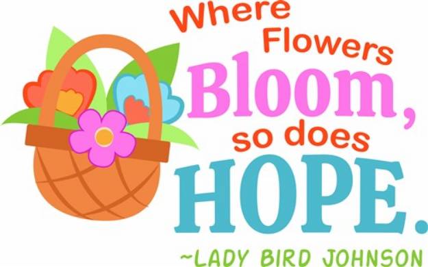 Picture of Lady Bird Johnson Flowers SVG File
