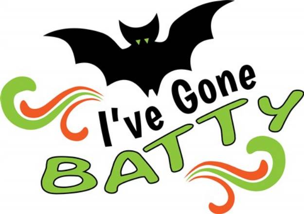 Picture of Ive Gone Batty SVG File