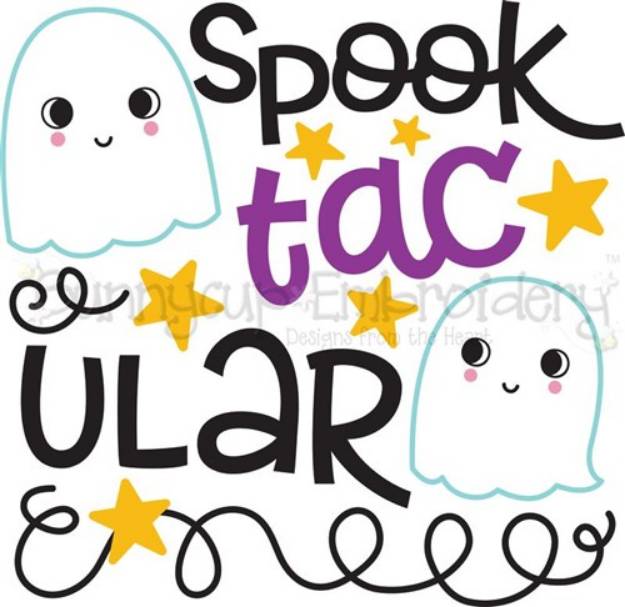 Picture of Spooktacular Ghosts SVG File