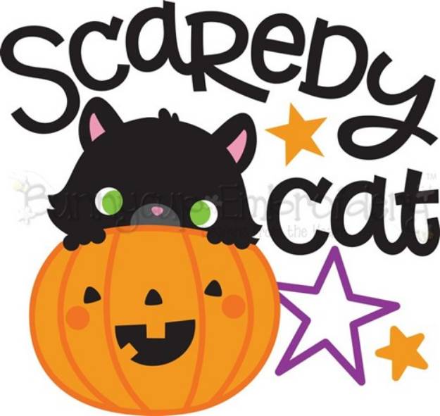 Picture of Scaredy Cat SVG File