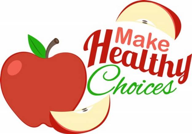 Picture of Make Healthy Choices SVG File