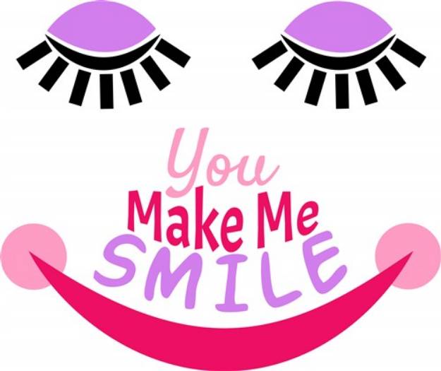 Picture of You Make Me Smie SVG File