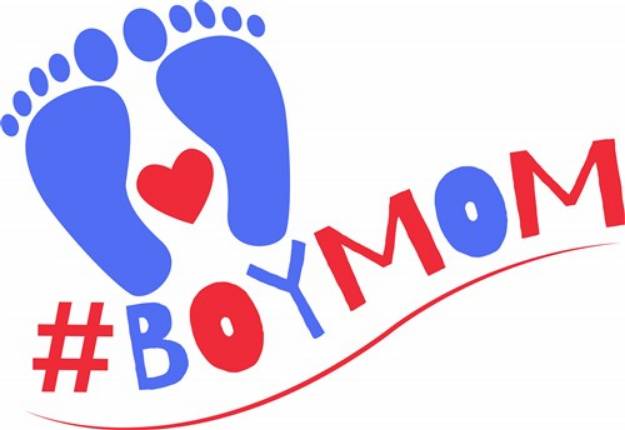 Picture of #BOYMOM SVG File