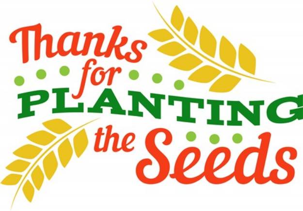 Picture of Thanks For Planting The Seeds SVG File