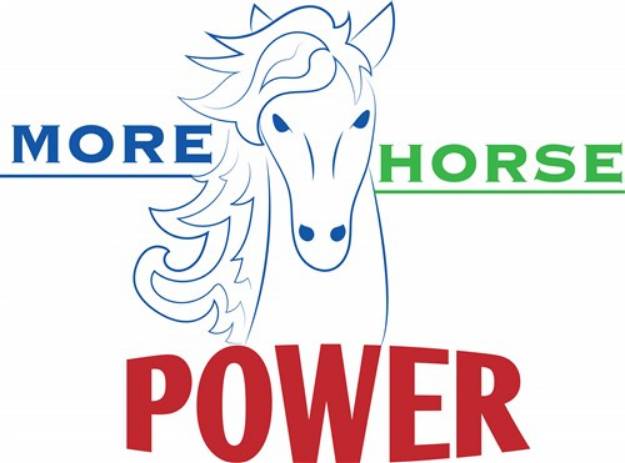 Picture of More Horse Power SVG File