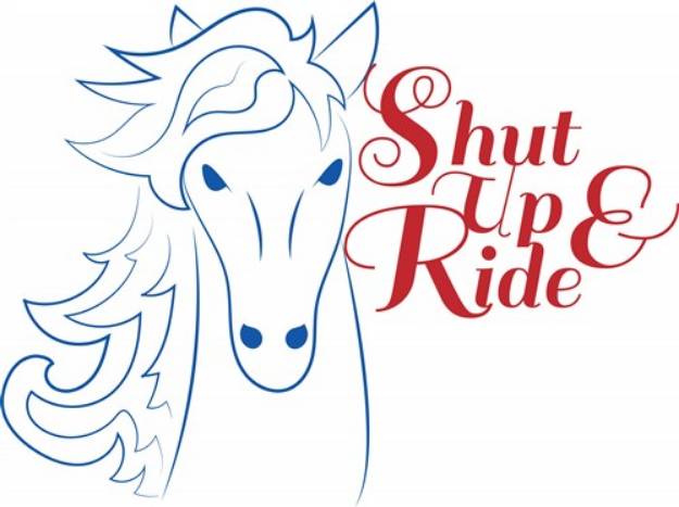 Picture of Shut Up & Ride SVG File