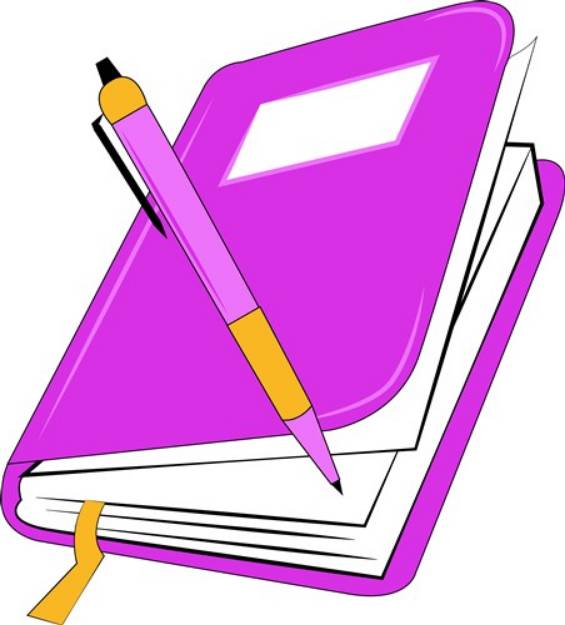 Picture of Pen & Diary SVG File