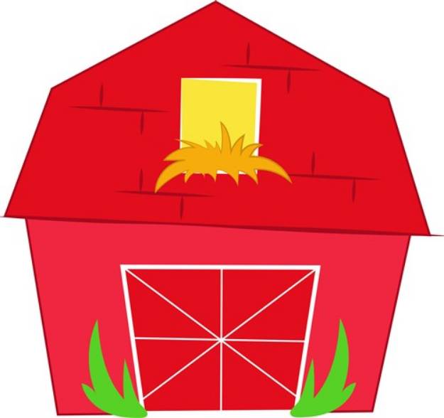Picture of Red Hey Barn SVG File