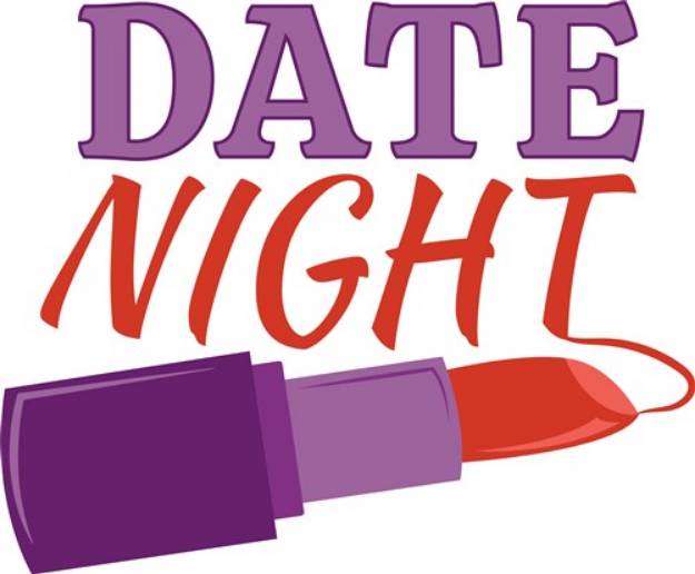 Picture of Date Night LIpstick SVG File