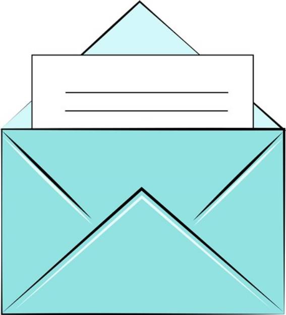 Picture of Letter & Envelope SVG File