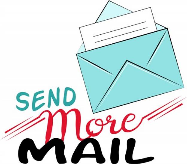 Picture of Send More Mail SVG File