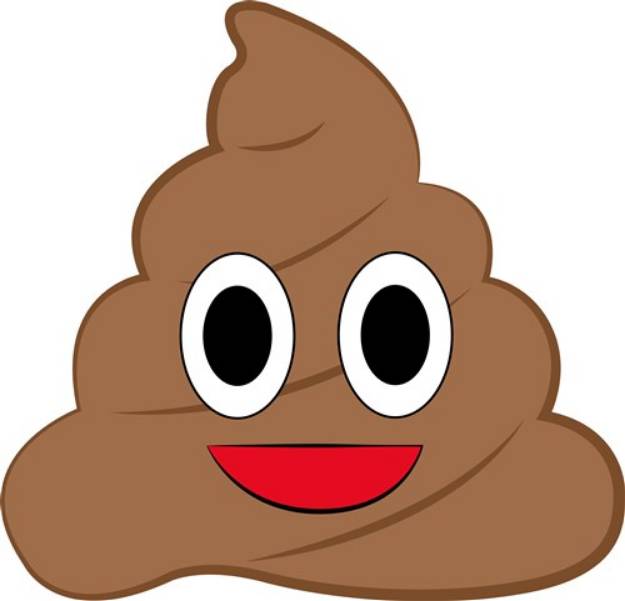 Picture of Poop Emoji SVG File