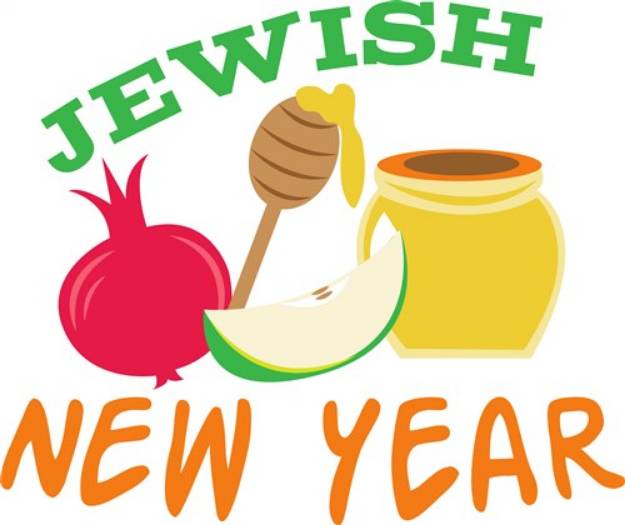 Picture of Jewish New Year SVG File