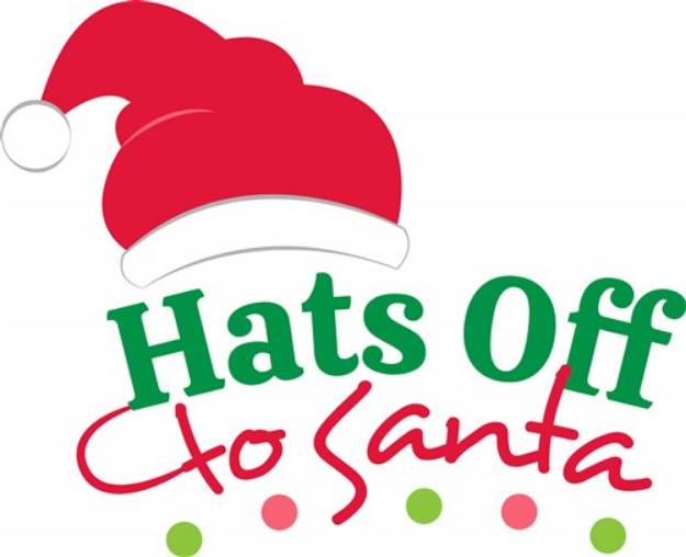Picture of Hats Off To Santa SVG File