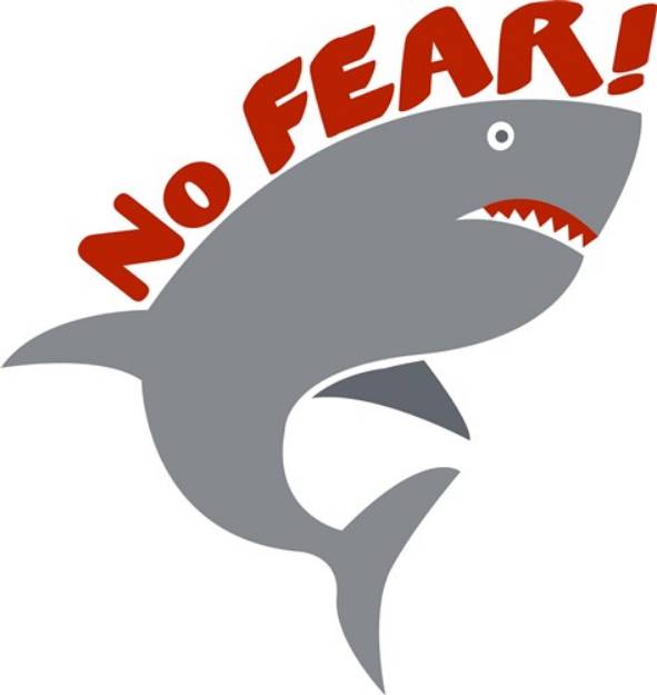 Picture of No Fear! SVG File