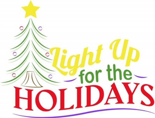 Picture of Light Up The Holidays SVG File