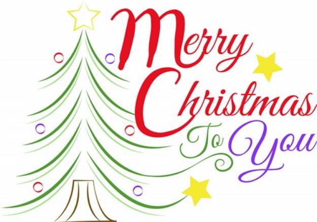 Picture of Merry Christmas To You SVG File