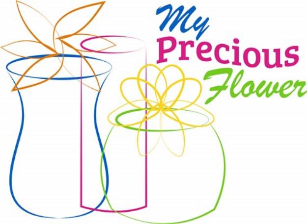Picture of My Precious Flower SVG File