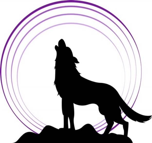 Picture of Howl At The Moon SVG File