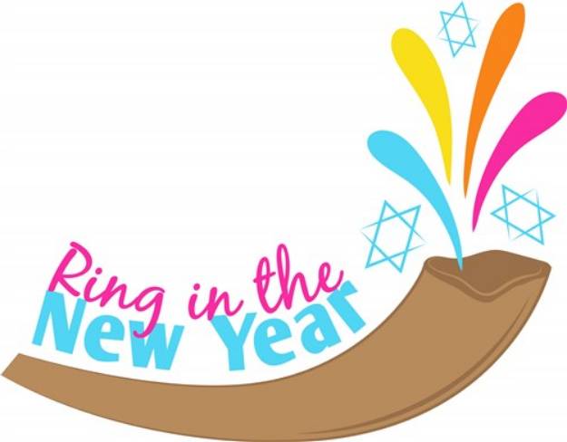 Picture of Ring In The New Year SVG File