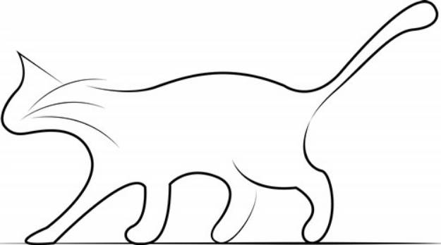 Picture of Cat Outline