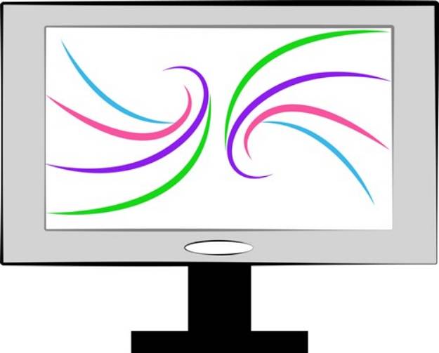 Picture of Computer Monitor SVG File