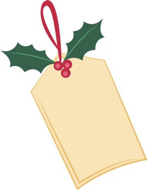 Picture of Gift Tag SVG File