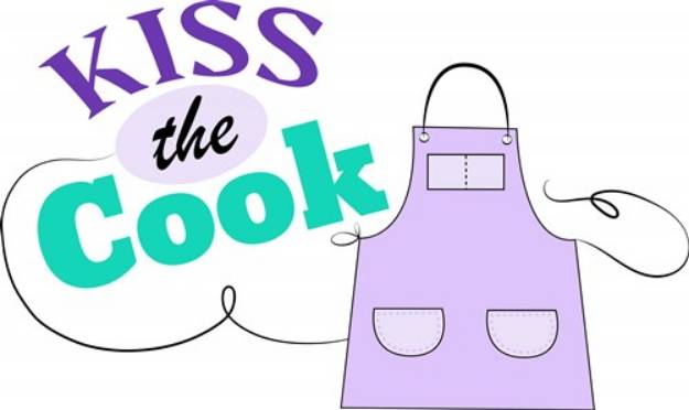 Picture of Kiss The Cook SVG File
