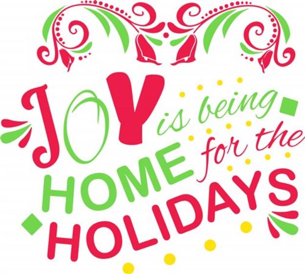 Picture of Home For The Holidays SVG File