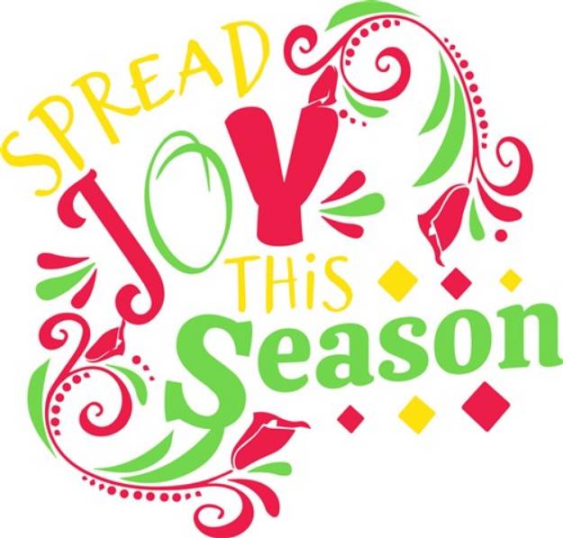 Picture of Spread Joy This Season SVG File