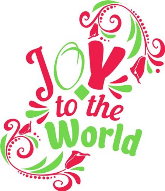 Picture of Joy To The World SVG File