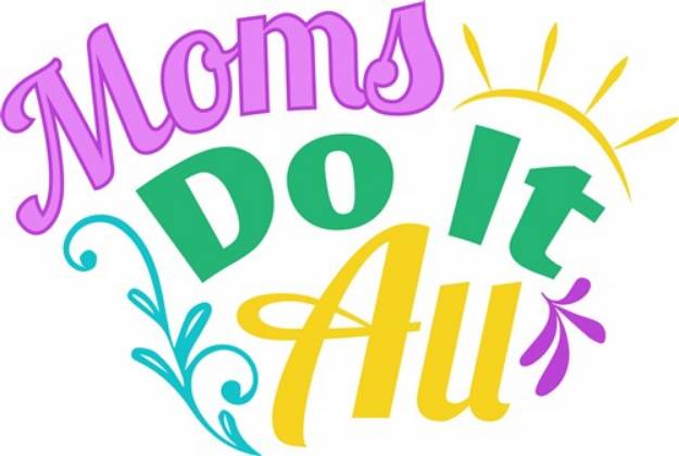 Picture of Moms Do It All SVG File