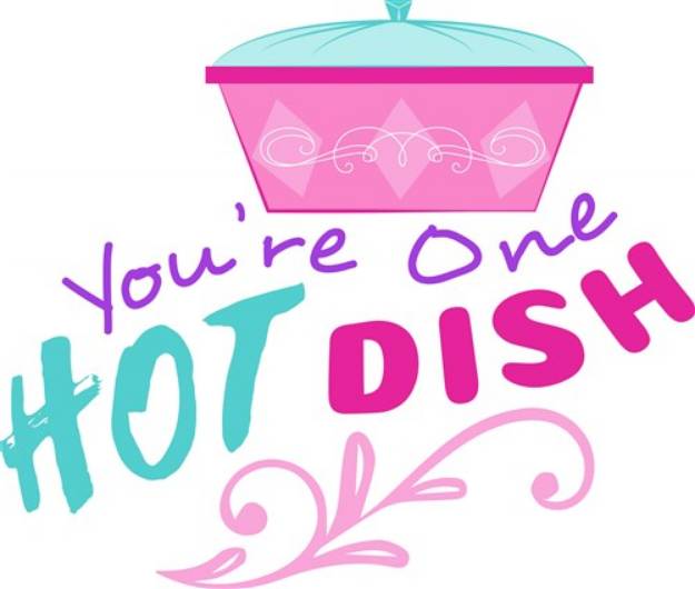 Picture of One Hot Dish SVG File