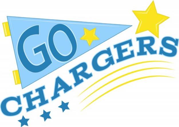 Picture of Go Chargers SVG File